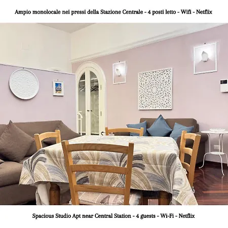 Metro Garibaldi - Loft Con Wifi E 4 Posti Letto Presso La Stazione Di * Neapol