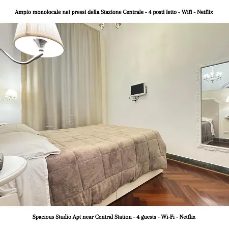Metro Garibaldi - Loft Con Wifi E 4 Posti Letto Presso La Stazione Di Apartamento Nápoles